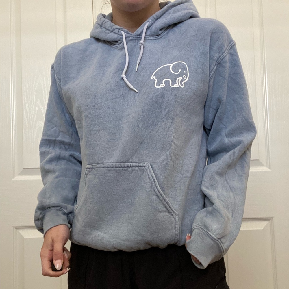 Ivory Ella blue sweatshirt